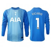 Maglie da calcio Tottenham Hotspur Guglielmo Vicario #1 Portiere Seconda Maglia 2025-26 Manica Lunga